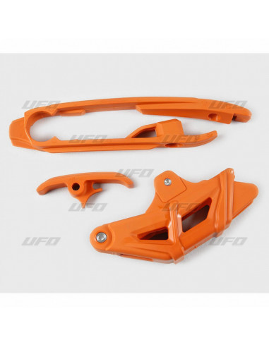 UFO KETTENFÜHRUNG & SCHIEBESATZ KTM SX/SX-F ORANGE