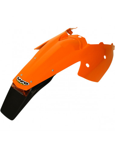 UFO ENDURO KOTFLÜGEL HINTEN MIT BREMSLICHT KTM EXC ORANGE