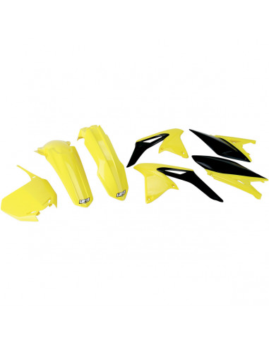 UFO KOMPLETTER BODYKIT SUZUKI RMZ250 OEM-FARBE