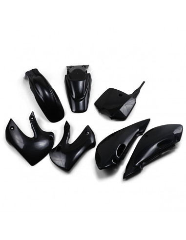 UFO KOMPLETTES BODYKIT KAWASAKI KLX110 SCHWARZ