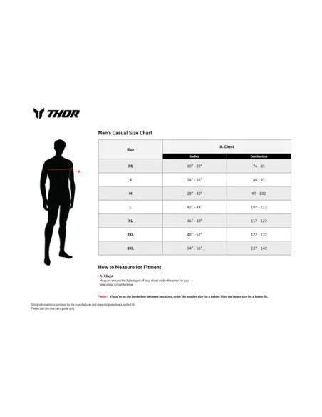 THOR T-Shirts, Poloshirts & Tanktops - Einbaubeispiel