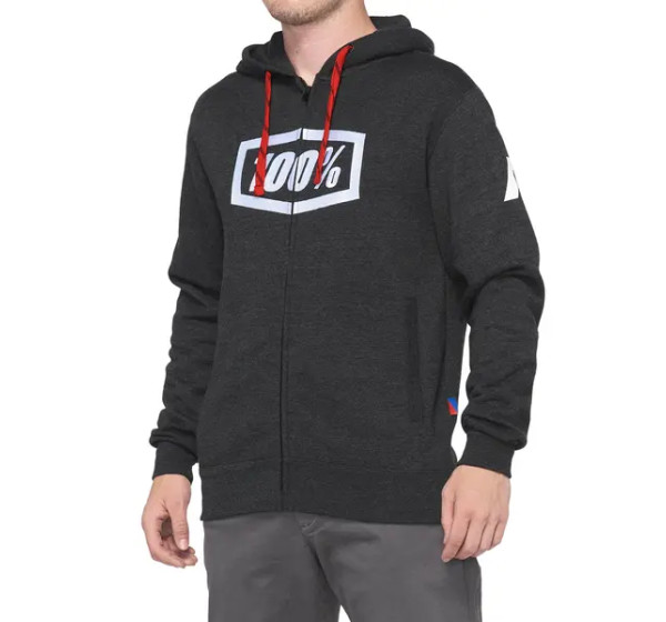 100% Hoodies, Sweatshirts & Jacken - HOODIE SYNDICATE ZIP FLEECE BL