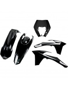 UFO KOMPLETTER BODYKIT KTM EXC SCHWARZ 2
