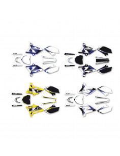 UFO RESTYLE GRAFIK KIT YAMAHA YZ125/250 WEIß 2