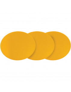 POLISPORT NUMMERNTAFEL VORNE (3 STK) PRESTON PETTY DUNKELGELB