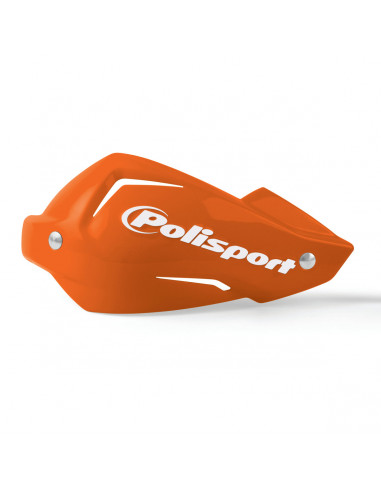 POLISPORT TOUQUET HANDPROTEKTOREN MIT ALUMINIUMBEFESTIGUNG ORANGE