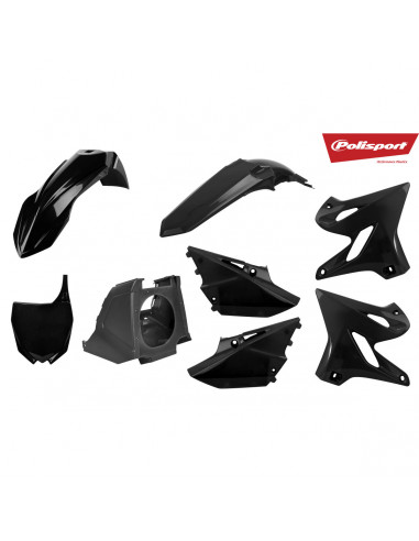 POLISPORT KOMPLETTER MX BODY KIT SCHWARZ