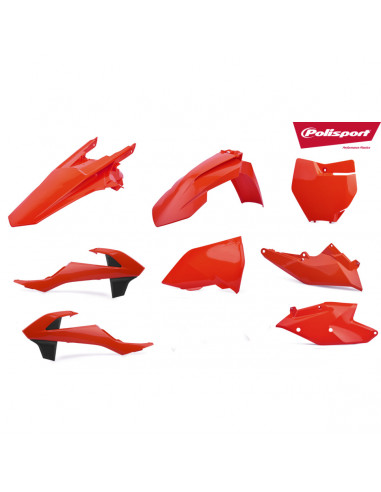 POLISPORT BODY KIT KTM 16-18 FLO ORANGE