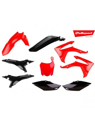 POLISPORT BODY KIT CRF14-17 ROT/SCHWARZ