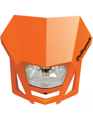 POLISPORT LMX HALOGENSCHEINWERFER ZUGELASSEN 12V/35/5W ORANGE