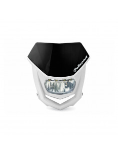 POLISPORT HALO LED SCHEINWERFER ECE GENEHMIGT SCHWARZ/WEIß