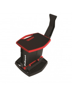 POLISPORT PIT LIFT MOTORRAD STÄNDER FALTBAR LOGO ROT/SCHWARZ 2