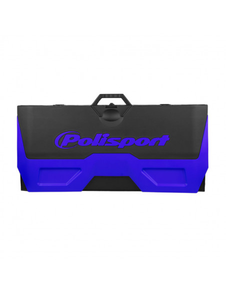 POLISPORT PIT MOTORRAD MATTE FALTBAR LOGO BLAU/SCHWARZ Bild 3