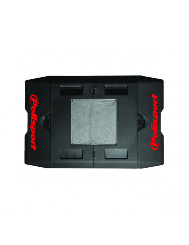 POLISPORT PIT MOTORRAD MATTE FALTBAR LOGO ROT/SCHWARZ Bild 2 POLISPORT PIT MOTORRAD MATTE FALTBAR LOGO ROT/SCHWARZ Bild 2