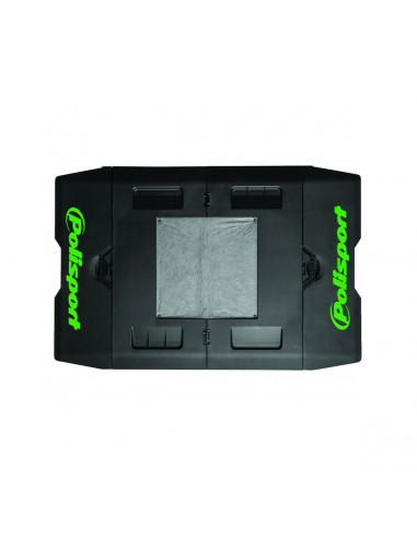 POLISPORT PIT MOTORRAD MATTE FALTBAR LOGO GRÜN/SCHWARZ Bild 2 POLISPORT PIT MOTORRAD MATTE FALTBAR LOGO GRÜN/SCHWARZ Bild 2