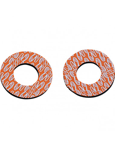 RENTHAL GRIFFE DONUT WEIß/ORANGE