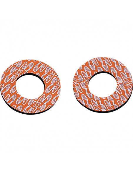 RENTHAL GRIFFE DONUT WEIß/ORANGE