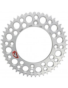 RENTHAL RITZEL HINTEN 428 49 ZÄHNE SILBER UL SC