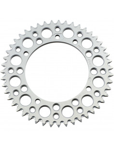 RENTHAL RITZEL HINTEN 420 47 ZÄHNE SILBER UL SC