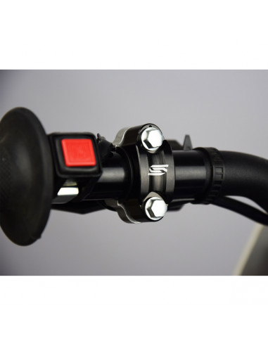 SCAR LENKERKLEMME DREHBAR SCHWARZ Bild 2 SCAR LENKERKLEMME DREHBAR SCHWARZ Bild 2