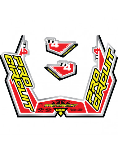 PRO CIRCUIT AUFKLEBER FÜR Ti-4 GP Bild 3 PRO CIRCUIT AUFKLEBER FÜR Ti-4 GP Bild 3