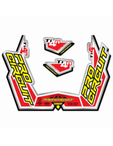 PRO CIRCUIT AUFKLEBER FÜR KIT Ti-4R Bild 2 PRO CIRCUIT AUFKLEBER FÜR KIT Ti-4R Bild 2