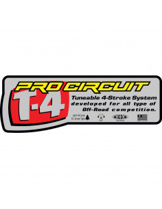 PRO CIRCUIT AUFKLEBER MIT ABZIEHBILD-LOGO T-4