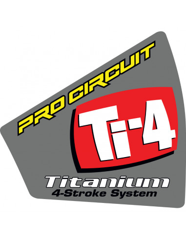 PRO CIRCUIT DECAL LOGO STICKER Ti-4 ENDKAPPE DECAL