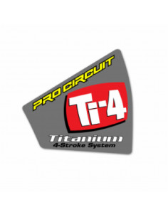 PRO CIRCUIT DECAL LOGO STICKER Ti-4 ENDKAPPE DECAL 2