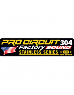 PRO CIRCUIT AUFKLEBER MIT ABZIEHBILD LOGO AUFKLEBER R-304 FACTORY 2