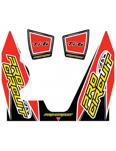 PRO CIRCUIT AUFKLEBER FÜR TI-6 DUAL Bild 4 PRO CIRCUIT AUFKLEBER FÜR TI-6 DUAL Bild 4