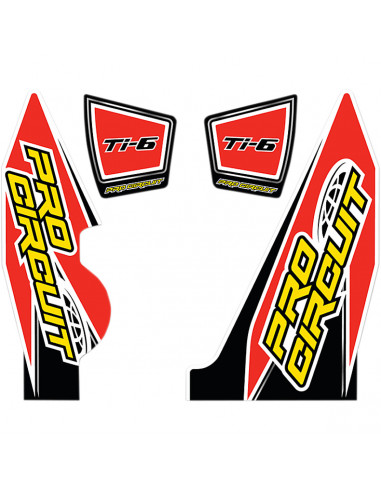 PRO CIRCUIT AUFKLEBER FÜR TI-6 DUAL Bild 2 PRO CIRCUIT AUFKLEBER FÜR TI-6 DUAL Bild 2