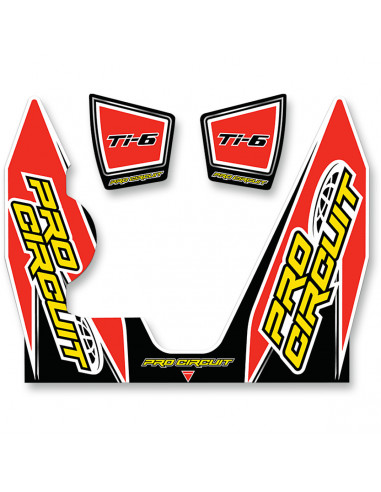 PRO CIRCUIT AUFKLEBER FÜR TI-6 DUAL Bild 6 PRO CIRCUIT AUFKLEBER FÜR TI-6 DUAL Bild 6