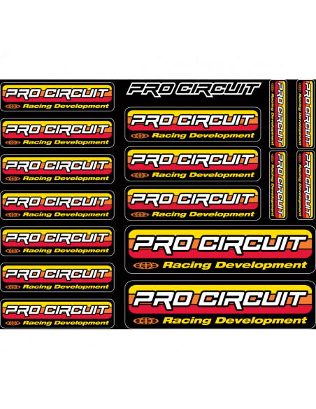 PRO CIRCUIT LOGO AUFKLEBERBOGEN