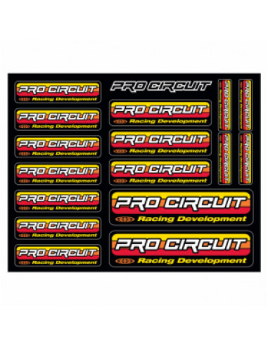PRO CIRCUIT LOGO AUFKLEBERBOGEN Bild 2 PRO CIRCUIT LOGO AUFKLEBERBOGEN Bild 2