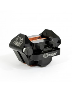 MOTO-MASTER BREMSZANGE 4 KOLBEN SM RACING SCHWARZ 2
