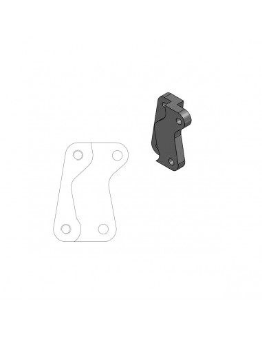 MOTO-MASTER RELOCATION BRACKET BREMSZANGE SM STREET 320MM