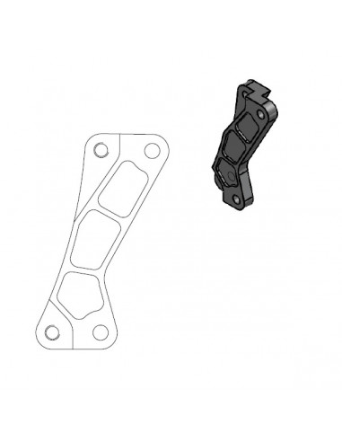 MOTO-MASTER RELOCATION BRACKET BREMSZANGE SM STREET 320MM