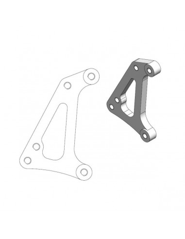 MOTO-MASTER RELOCATION BRACKET BREMSZANGE SM RACING 320MM