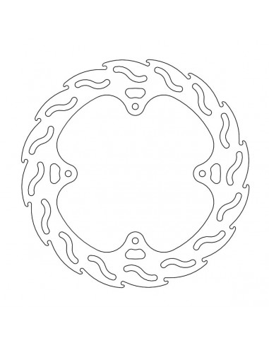 MOTO-MASTER BREMSSCHEIBE FLAME GEDÄMPFT NATÜRLICH Bild 2 MOTO-MASTER BREMSSCHEIBE FLAME GEDÄMPFT NATÜRLICH Bild 2