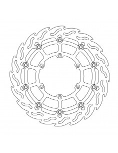 MOTO-MASTER BREMSSCHEIBE SCHWIMMEND GELAGERT SCHWARZ
