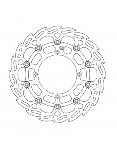 MOTO-MASTER BREMSSCHEIBE SCHWIMMEND GELAGERT SCHWARZ