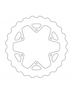 MOTO-MASTER BREMSSCHEIBE STARR NITRO BEFESTIGT NATÜRLICH