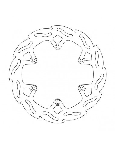 MOTO-MASTER BREMSSCHEIBE FIX FLAME 4.4