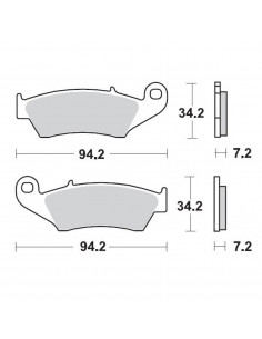 MOTO-MASTER BREMSBELAG OFFROAD SINTER PRO RACING GP