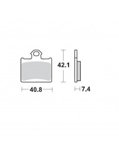 MOTO-MASTER BREMSBELAG OFFROAD SINTER PRO RACING GP