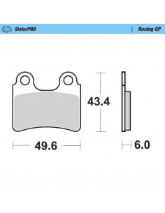 MOTO-MASTER BREMSBELAG OFFROAD SINTER PRO RACING GP