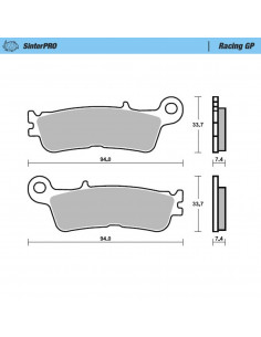MOTO-MASTER MM BREMSBELAG 099812