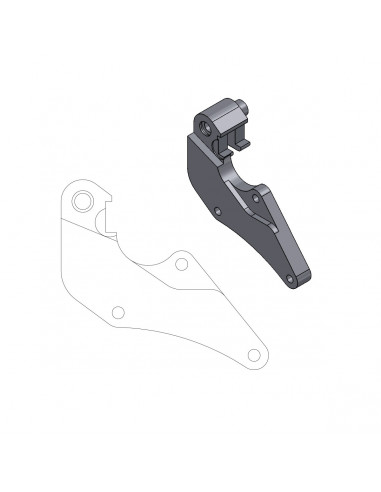 MOTO-MASTER RELOCATION BRACKET BREMSZANGE SM STREET 320MM