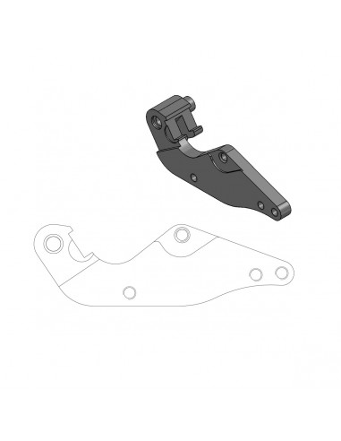 MOTO-MASTER RELOCATION BRACKET BREMSZANGE SM STREET 320MM